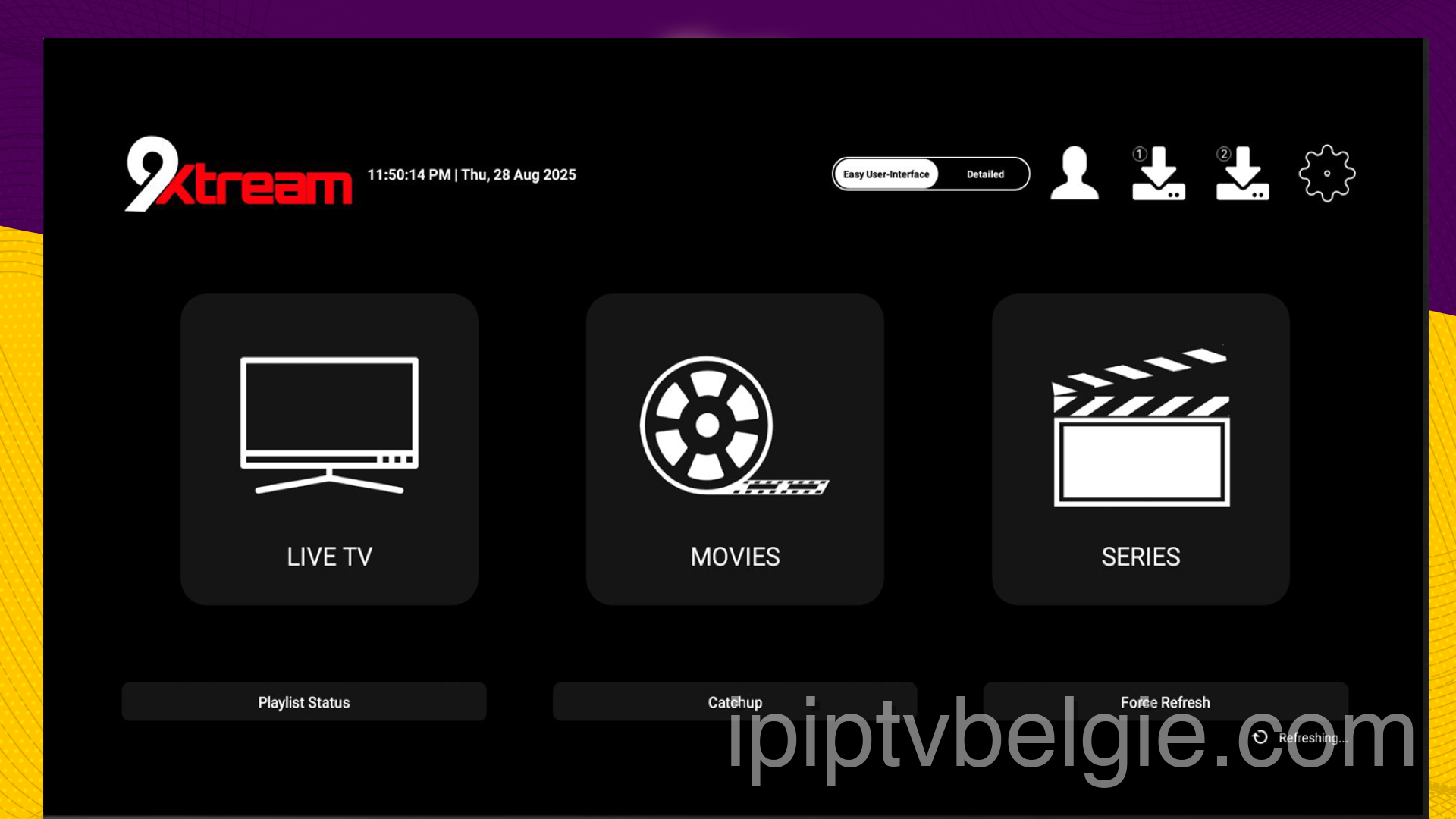 Begin met kijken naar IPTV op 9XStream IPTV