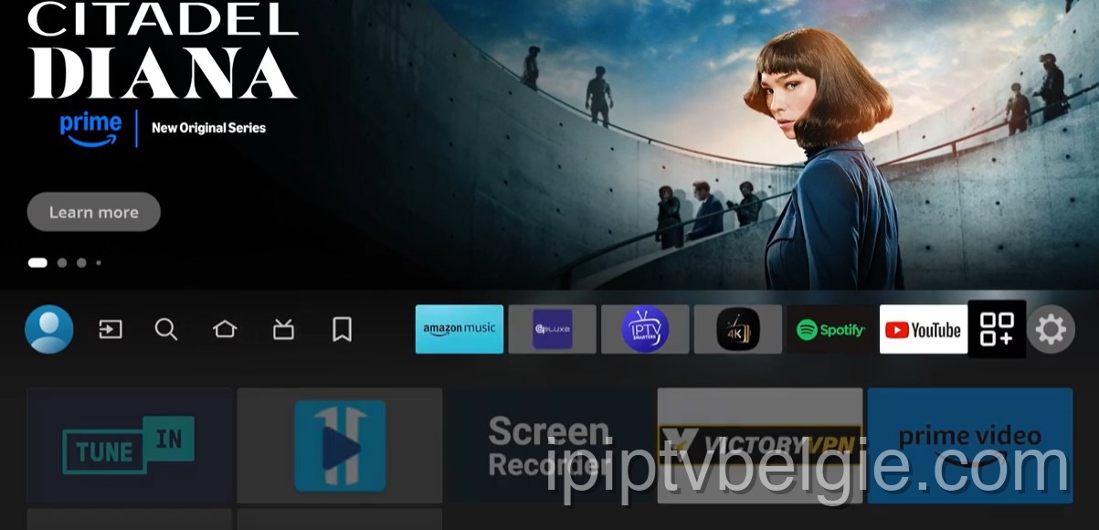Fire TV-instellingenmenu