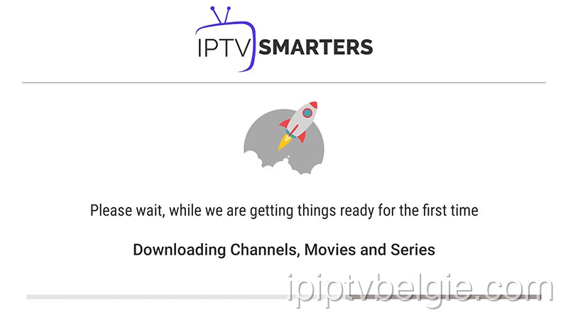 IPTV Smarters downloaden kanalenscherm