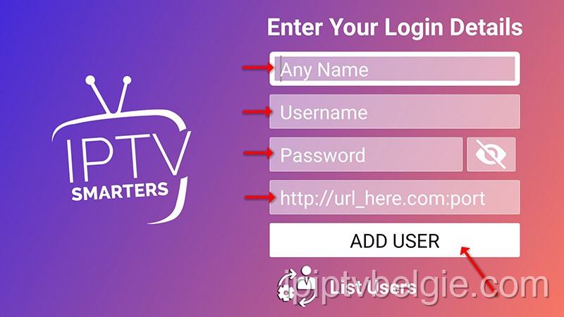 Voer Xtream Codes API-inloggegevens in op Firestick