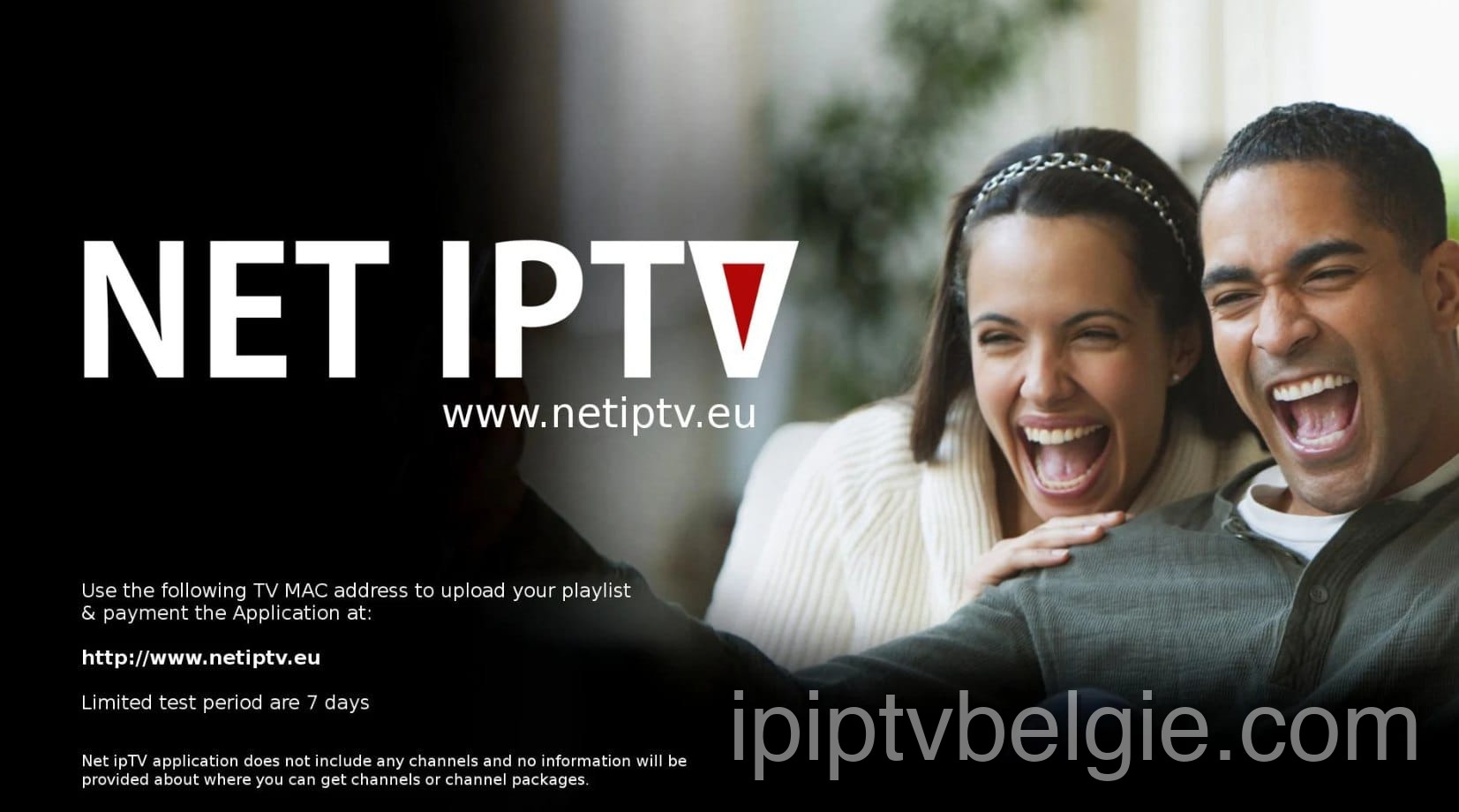 Start de app opnieuw op tv voor IPTV op Net IPTV