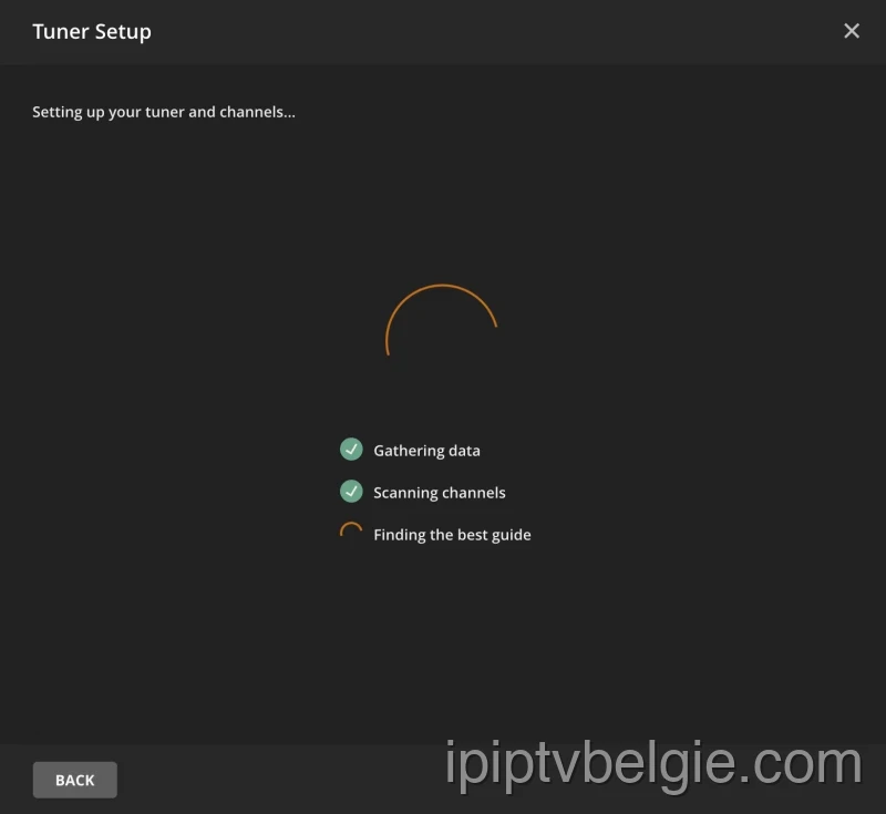 Virtuele tuner voor Plex-scannen