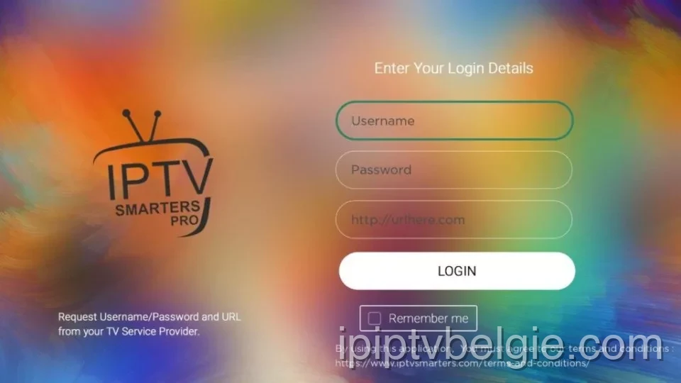 Voer Smarters-inloggegevens in op Roku