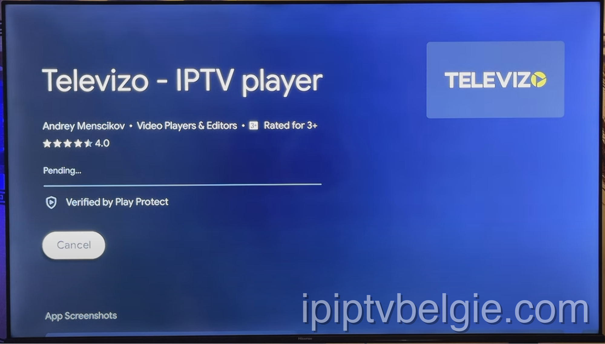 Installeer Televizo voor IPTV op Televizo IPTV