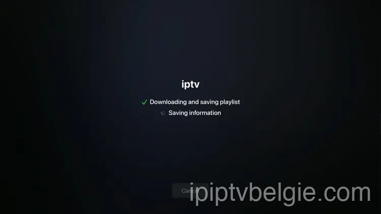 Verwerken en downloaden voor IPTV op UHF App IPTV