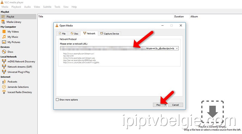 Open Network Stream voor IPTV op pc en Mac-installatie