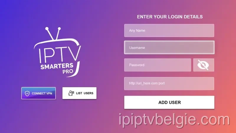 Start IPTV met VPN